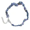 Pulsera de grava irregular de cristal natural de ágata transfronteriza pulsera de piedra semipreciosa joyería de piedra de color ins europeo y americano