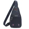 Bolso de Pecho Nuevo para Hombre Transfronterizo Bolso de Hombre Bolso de Cintura para Deportes al Aire Libre Bolso Cruzado Casual para Hombro Bolso Pequeño Deportivo con Logo Impreso