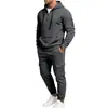 Artículo Caliente Transfronterizo 2026: Sudadera con capucha versátil para hombre, ajuste holgado, forro polar, cálida, para deportes al aire libre, casual, ropa de trabajo