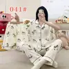 Pijama de mujer para otoño e invierno, conjunto de tres piezas de algodón nube, ropa de casa, estilo lindo y dulce de estudiante 2026