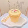 Taza de Agua Plegable Macaron de Grado Alimenticio Portátil para Acampar al Aire Libre Taza de Té Viaje Viaje de Negocios Taza de Enjuague Bucal de Bolsillo
