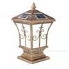 Faro de Columna Solar para Exterior, Doméstico, Impermeable, Estilo Europeo, Luz de Pared, Columna de Puerta de Villa, Doble Uso, Faro de Pared para Patio