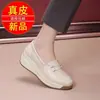 Bai Zhenhe Couro Macio Genuíno 2026 Solado Macio Sapatos Confortáveis Preguiçosos Nova Coleção Primavera Couro Macio de Alta Qualidade Slip-Ons Sapatos Femininos Sapatos Únicos