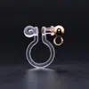 Acessórios para Brincos DIY Clipe de Orelha U-Shaped de Resina Japonês e Coreano Invisível Conversor para Brincos de Argola de Metal Brincos Sem Furo
