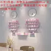 Estante de Almacenamiento para Arte de Uñas de Barbería Estante Decorativo de Pared para Esmaltes de Uñas Fondo Zen Estante Decorativo para Sala de Estar