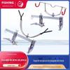 Metal Jangada Suporte de Pesca Jangada Rod Bateria Ajustável Ponte Jangada Suporte Multi-Purpose Sea Rod Bracket Pesca Suporte Lançamento Rod Bracket