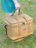 Bolsa para equipo de camping al aire libre de gran capacidad para vajilla, utensilios de cocina, bolsa de almacenamiento organizadora, bolsa para picnic de coche, bolsa para artículos varios anticolisión