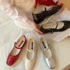 Zapatos Planos Mary Jane para Mujer, Estilo Retro Francés, Zapatos Versátiles de Boca Baja, Nuevos Mocasines Planos Primavera/Verano 2026