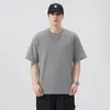 Nova Camiseta de Manga Curta para Homens 2026, Design Patchwork Versátil Tendência, Camiseta Casual Resistente
