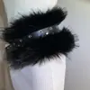 Novo Cinto de Pelo de Coelho D. I .A OOTD Cinto Mao Mao Europa e América Transfronteiriço Quente Sexy Garota Picante Cobertura de Cintura Cinto Largo