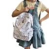 Mochila de Viaje Ligera Mochila de Lona Moderna Estudiantes Universitarios Casual Estampado Graffiti Mochila Escolar para Hombre Estudiantes de Secundaria Ligera