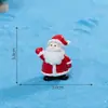 Novo produto transfronteiriço: figuras fofas de desenho animado do Papai Noel e acessórios, decorações DIY de paisagem em miniatura, pequenos enfeites de mesa
