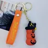 Nuevo Colgante Llavero de Calabaza de Halloween Transfronterizo para Bolso Llavero de Coche con Regalo