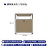 Gabinete Modular Usado Aparador de Acero Inoxidable Fábrica Ins Gabinete de TV Minimalista Moderno Arcón