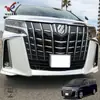 Adequado para Toyota Alfa Versão Francesa 2019 Para-choque Dianteiro Decorativo Aço Inoxidável Faixa Protetora Brilhante