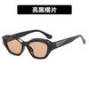 Gafas de Sol Ojo de Gato Irregulares Wang Hedi 2023 Nuevas Gafas de Sol para Mujer Anti-UV Celebridad de Internet