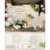 Banquete de Noivado 2026 Conjunto Completo de Decorações Parede de Fundo para Casamento Suprimentos para Área de Recepção de Casamento Painel de KT Painel de Fundo Cena