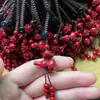 Venta al por mayor de fábrica colgante de llavero de calabaza Fulu con alto contenido de cinabrio, arena dorada púrpura, TikTok comercio electrónico entrega de una sola pieza