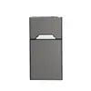 Novo porta-cigarros recarregável com isqueiro, design integrado, resistente à pressão, à prova de umidade, tampa flip magnética, capacidade super grande para 20 cigarros, pacote masculino
