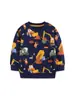 Sudadera Nueva de Otoño para Niños 26, Moda Estilo Europeo y Americano con Estampado de Coche, Jersey de Cuello Redondo para Niños Pequeños, Dropshipping Disponible
