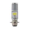 Lâmpada de farol de LED para motocicleta com garra única P15D H6 H4 Ba20D 2835 12SMD