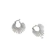 Nuevos Pendientes de Moda para Mujer, Lujo Ligero, Únicos, Sensación de Alta Gama, Estilo Girasol, Estilo Minimalista, Pendientes Redondos