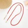 Venda Quente Estilo Coreano Pequena Fragrância Corrente de Couro Cordão para Celular Corrente de Celular com Pérolas Pingente para Capa de Celular Corrente Transversal