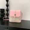 Bolsa Saco Color Block Estampada Primavera 2026 Grande Capacidade Design Novo Fresco Tendência Ombro Cruzado para Mulheres