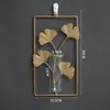 Vaso de Parede de Ferro Arte Ins para Flores Secas Pendurado na Parede Decoração de Parede Pendente Decoração de Parede Fundo Sala de Estar de Casa