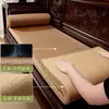 Cojín de sofá de secuoya, alfombrilla de asiento refrescante de doble cara para verano, estilo chino nuevo, adecuado tanto para invierno como para verano, base de sofá de madera maciza, antideslizante, hecho a medida