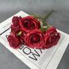 Flor Artificial Rosa Cascata Chapeuzinho Vermelho Mesma Cascata Parede de Flores Net Vermelho Cartão Arranjo de Flores Flor Artificial Flor de Seda