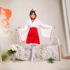 Anime Fox X Servant SS White Ghost Court Rin Butterfly Return to Ancestor Witch Kimono cosplay Conjunto completo de ropa para mujer