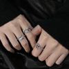 Anillo Irregular de Gota de Agua para Mujer, Estilo Hip-Hop, Moda Única, Anillo Abierto Dulce y Genial, Anillo de Dedo Índice de Nicho