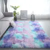 Mesa de café moderna y sencilla para sala de estar, Alfombra grande de felpa, Rectangular para mesita de noche de dormitorio, Cobertura total del suelo con alfombrillas lindas