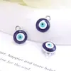 Nuevos Accesorios Sencillos de Moda Ojo del Diablo Aleación Resina Colgante para Collar DIY Accesorios para Ropa Decoración de Bolsos
