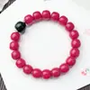 Pulsera Nueva Estilo Rosa Rosa de Semillas de Bodhi para Mujeres, Rosario Doble Círculo de Raíz de Bodhi para Sostener en la Mano, Cuentas Budistas, Venta al por Mayor