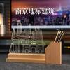 Luz de Noturna de Edifício Icônico Personalizada Pequim Xangai Guangzhou Wuhan Xi'An Impressão da Cidade Souvenirs Culturais e Criativos de Turismo
