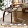 Escritorio de Madera Maciza para Computadora Escritorio de Estudio Simple Montado en la Pared Escritorio Doble para Escribir y Aprender Mesa Larga Estrecha para Hogar Dormitorio