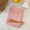 Xadrez tingido no fio 100% algodão, xadrez Chaoyang estilo coreano com esquema de cores vintage, tecido xadrez 100% algodão para roupas femininas, roupas infantis, bolsas, acessórios, DIY