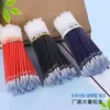 Pluma de Gel Transparente Mate 0.5mm para Estudiantes, Punta de Aguja para Ejercicios de Escritura, Firma de Oficina, Tinta Negra de Carbón Base Agua Venta al por Mayor