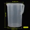 Taza medidora de plástico con escala, Taza para té con leche de cocina, 100 ml, 500 ml, 1000 ml, 3000 ml, 5000 ml
