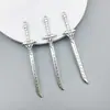 Set Mixto de 20 Colgantes de Espada, Pulseras Creativas Hechas a Mano para DIY, Collares, Llaveros, Pequeños Accesorios Colgantes