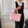 Bolso de Mujer 2026 Nuevo Modelo Gran Capacidad Simple de Nicho Bolso de Mano Bolso de Hombro de Algodón para Mujer Bolso Tote Bordado de Moda
