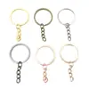 Llavero con Cadena 30 mm/25 mm Llavero de Hierro Accesorios para Bricolaje Opciones Multicolor Llavero Llavero de Coche