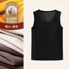 Chalecos de Lana para Otoño e Invierno para Hombres y Mujeres, Chalecos Cálidos para Prevenir el Frío, Tops Base de Terciopelo Engrosados y Calentados, Chalecos Íntimos