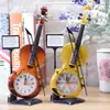 Decoração despertador violino casa utilidades domésticas equipamento fotográfico presente Amazon Fornecimento relógio atacado presente