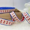 Cinta Jacquard Bordada Étnica de 2.1 cm para Borde de Oreja Accesorios para el Cabello Accesorios para Ropa de Actuación
