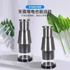 Prensa de Ajo Cuchillo de Acero Inoxidable Herramienta de Cocina Multifuncional para Picar Verduras, Triturar Ajo, Cortar Cebollas y Triturar Ajo