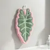 Toalla de Mano Hoja para Colgar Hogar Cocina Baño Toalla de Limpieza Espesada Absorbente Terciopelo de Coral Pañuelo