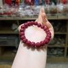 Pulsera de Moneda de Arena Dorada Púrpura Cinabrio Diseño Simple Personalizado Joyería Año del Zodíaco Pulsera para Hombre y Mujer